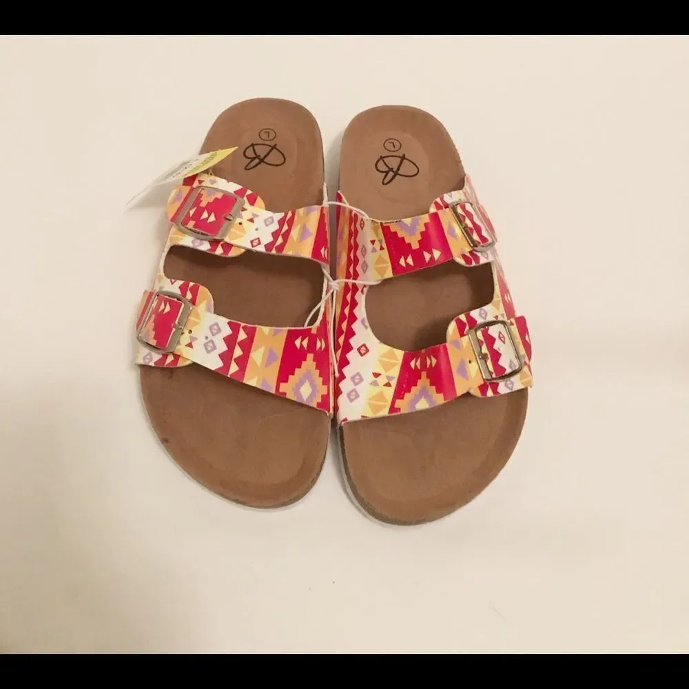 Big girls Aztec Print Sandals